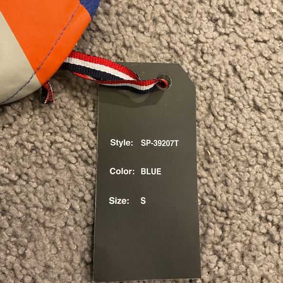 Retro Fox Denim Bikini Top Bathing Suit Swimsuit Shirt Bra Top Y2K NY Mets S NWT - Picture 5 of 6